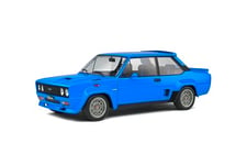 SOLIDO- 1:18 Fiat 131 Abarth Blue 1980 Voiture Miniature de Collection, 1806004