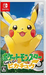 NEW Nintendo Switch Pokemon Let's Go Pikachu 40505 JAPAN IMPORT