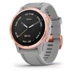 Garmin Fenix 6S Sapphire Smartwatch Rose Gold with Gray Band 010-02159-75