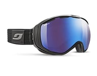 Julbo Titan Masque de Ski pour Porteur de Lunettes de Vue OTG avec écran REACTIV Photochromique et polarisant Homme, Noir/Gris Rubber, XXL