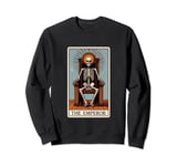 Tarot Card The Emperor Halloween Vintage Skeleton Magic Sweatshirt