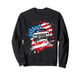 American Flag Truck Sweatshirt