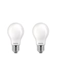 Philips LED-lyspære Classic 7W/827 (60W) 2-pack E27