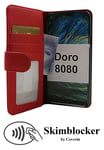 Skimblocker Plånboksfodral Doro 8080 (Röd)