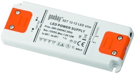 LED-transformator, 12 V, 0-12 W