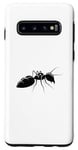 Coque pour Galaxy S10 Silhouette Big Ant Bug