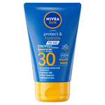 Crème Protection Solaire Lait Fps 30 Hydrate Nivea Sun - Le Tube De 50ml