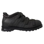 DOLCE & GABBANA Shoes Ankle Boots Black Leather Strap Men EU42.5/US9.5 1460usd