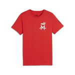 AC Milan Puma T-Shirt Ftblicons Kids and Teens, Red X, 128 cm