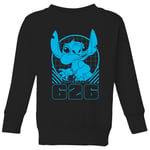 Lilo And Stitch Warning Experiment 626 Kids' Sweatshirt - Black - 5-6 Years