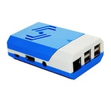 PiShell Blue & White Case: A Multi-Colored Protective Case for the Raspberry Pi 3 B+ and Camera, Raspberry Pi Case Cover