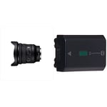 Sony SELP1635G | Full-Frame FE PZ 16-35mm F4 G Premium G Series Wide Angle Power Zoom Lens & NPFZ100.CE Z Series Rechargeable Battery Pack - Black