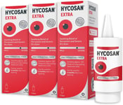 Hycosan Extra triple pack DRY Eye Drops RECOMMENDED BY OPTICIANS