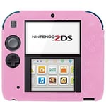 Housse étui protection silicone pour Nintendo 2 DS 2DS - Anti choc / rayures - Rose - Straße Game ®