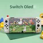 Funda-Coque Rigide De Protection Pour Manette Joy-Con Nintendo Switch Oled Cover Cute Happy Duck