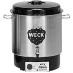 Weck Mulled Wine Pot/Preserving Machine WAT 24A (Stainless Steel Stewing Pot, Hot Water Dispenser, Mulled Wine Cooker, 35 cm, 30 L, 230 V, 1800 W) 6832
