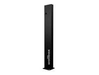 Wallbox Pedestal Onyx Cpb1 Dual, Svart, Metall, Utomhus, Wallbox Copper Sb, 400 Mm, 160 Mm