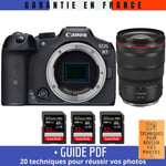 Canon EOS R7 + RF 24-70mm F2.8 L IS USM + 3 SanDisk 32GB Extreme PRO UHS-II SDXC 300 MB/s + Guide PDF ""20 techniques pour r?ussir vos photos