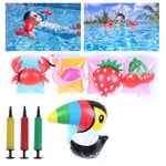 2-7years Baby Swimming Arm Ring Inflatable Pool Kid Children Crab