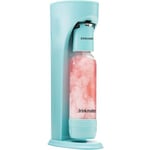 Drinkmate OmniFizz Sparkling Water and Soda Maker, Carbonates Any Drink, CO2 Cylinder Not Included, Arctic Blue
