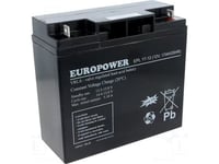 Europower Epl Series Agm Battery 12V 17Ah (15 Years Service Life)