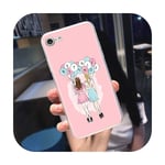 Girls Bff Best Friends Forever Phone Case for iPhone 11 Pro X XR XS Max 7 8 6 6S Plus 5 5S SE 2020 Soft TPU Silicone Clear Cover-S03-for iPhone XS