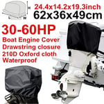 MAOMEI 210D Oxford Waterproof Rain Proof Universals Boat 15 30 60 100 150 175 250 PH Motor Cover Outboard Engine Protector Covers (Color : A300 5 03)