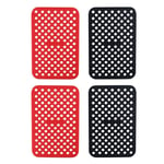 10X(Reusable Silicone Air Fryer Liners for Ninja Foodi Dual Air Fryer DZ201, Non