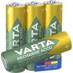 Varta Batteri VARTA Laddningsbara Alkaliska AA 2100 mAh 4-Pack Recycle Laddningsbart batteri 4-p 56816101404