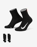 NikeCourt Multiplier Max Tennis Ankle Socks (2 Pairs)