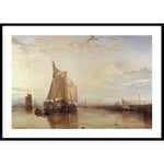 Gallerix Poster Dort Packet-Boat from Rotterdam Becalmed By William Turner 4779-21x30