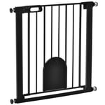 Pet Safety Gate, Stair Pressure Fit, Auto Close, Double Locking