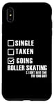 Coque pour iPhone XS Max Roller Skater Funny - Une seule prise en train de faire du patin à roulettes