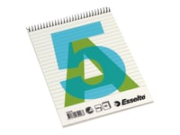 Esselte - Spiralblock - Spiralbunden - A5 - 80 Ark - Linjerad - Inbunden Bok - Kartong