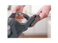 BLACK+DECKER POWERSERIES+ BHFEA18D1 - Støvsuger - pinne/håndholdt (2-i-1) - uten pose - uten kabel - oransje/grå - 1 batteri, inkludert lader