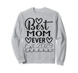 Promoted to Best Mom est 2029 Mom Mother's Day Mommy Sweatshirt
