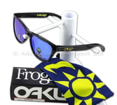 OAKLEY Kids Youth Frogskins XS Valentino Rossi VR46 Black Frame, Prizm Sapphire