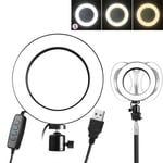 8-inch Led Ring Cold And Warm Selfie Camera Fill Light C