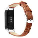 Samsung Galaxy Fit cowhide leather watch band - Brown