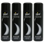Pjur Original Lubricant Silicone Condom Friendly 4 Bottles (250ml)