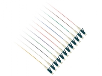 ACT LC 50/125 OM4 fiber pigtail set of 12 pieces