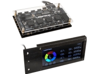 Lamptron SM436 PCI RGB-fläkt- och LED-kontroller - svart