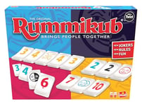 RUMMIKUB Twist - Version Twistée du Classique Rummikub - Jeu de Société avec Chiffres pour Enfants dès 6 ans - Jeu de Stratégie Facile à Transporter - Format Voyage - 2 à 4 joueurs