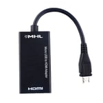 Noir MHL Micro USB vers HDMI câble adaptateur Lead Pour Sony Samsung HTC LG Motoroia