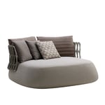 B&B Italia - Fat-Sofa Outdoor FA150, 2 Back Cushions, Fabric Outdoor 02, Lusso Leila 280