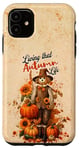 iPhone 11 Fall Harvest Scarecrow Living That Autumn Life Case