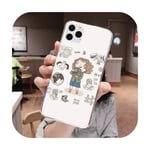PrettyR Cartoon Cute Profession Teacher Customer Phone Case Capa for iPhone 11 pro XS MAX 8 7 6 6S Plus X 5S SE 2020 XR cover-a7-For iphone XR