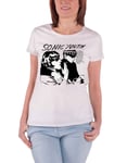 Sonic Youth T Shirt Goo Album Cover Official Womens Skinny Fit White