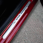 AILZNN Door Sills Scuff Plate for Peugeot 108 2017-2020, Stainless Car Door Sill Protector Welcome Pedal Plate Guards Car Styling Accessories, 4pcs