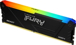 KINGSTON 16GB 3733MT/S DDR4 CL19 DIMM 1GX8 FURY BEAST RGB_ (KF437C19BB12A/16)